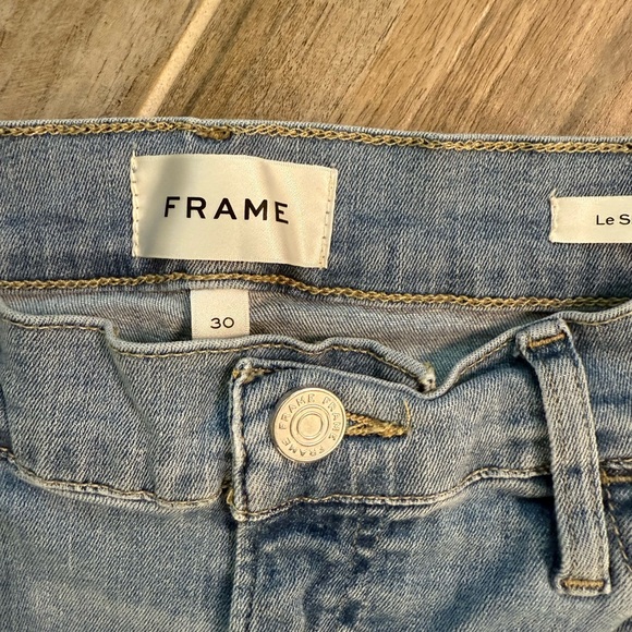 Frame Le Slim Palazzo Jeans Sz 30 - Picture 3 of 4